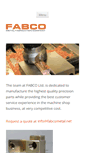 Mobile Screenshot of fabcometal.net